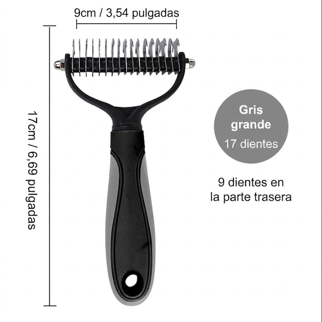 Cepillo para perros y quitapelusas