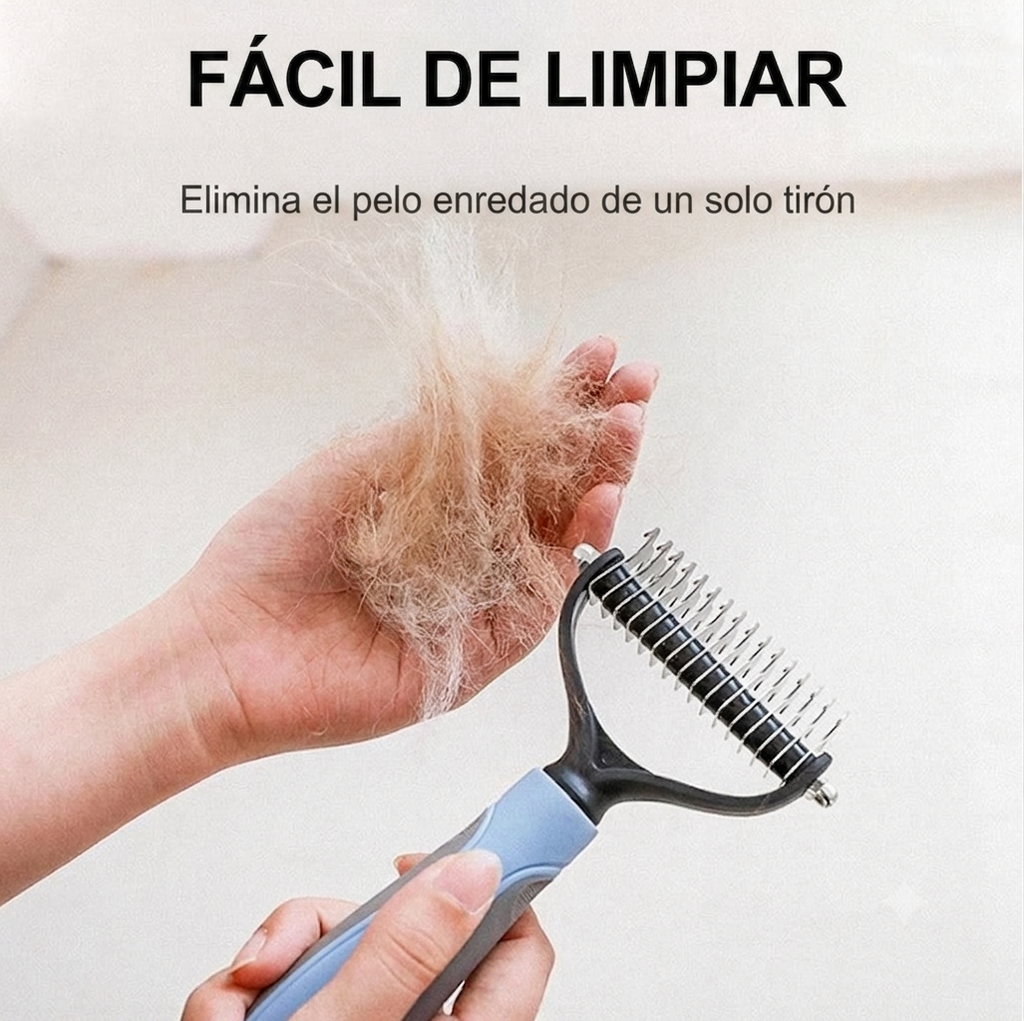 Cepillo para perros y quitapelusas