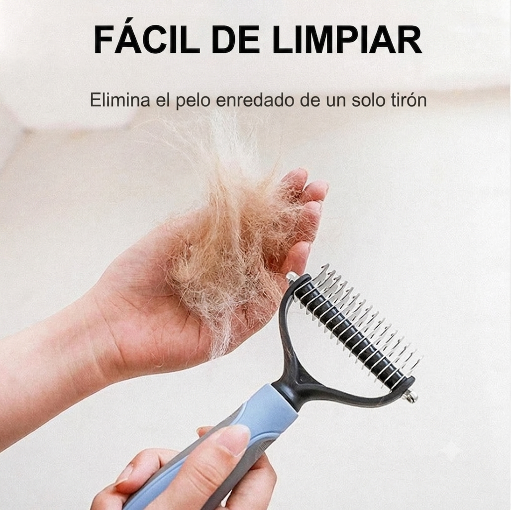 Cepillo para perros y quitapelusas