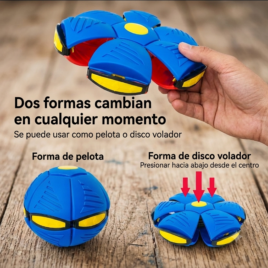 Pelota voladora interactiva para perros
