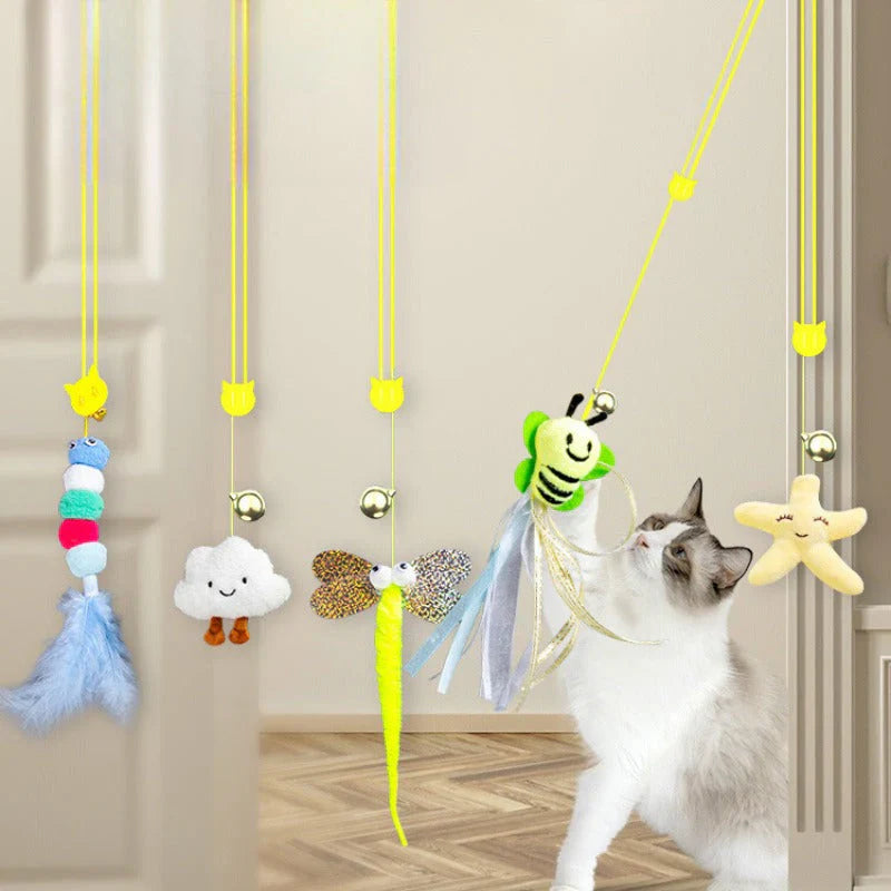 Juguete colgante para gatos - Diversión con Pounce