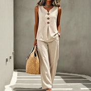 Iria - Loose-Fitting Two-Piece Set