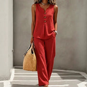 Iria - Loose-Fitting Two-Piece Set