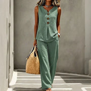 Iria - Loose-Fitting Two-Piece Set