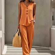 Iria - Loose-Fitting Two-Piece Set